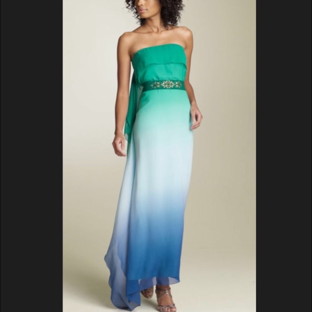 BCBG MaxAzria | Ombré Strapless Dress